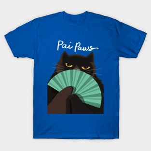 Pai Paws Black cat T-Shirt